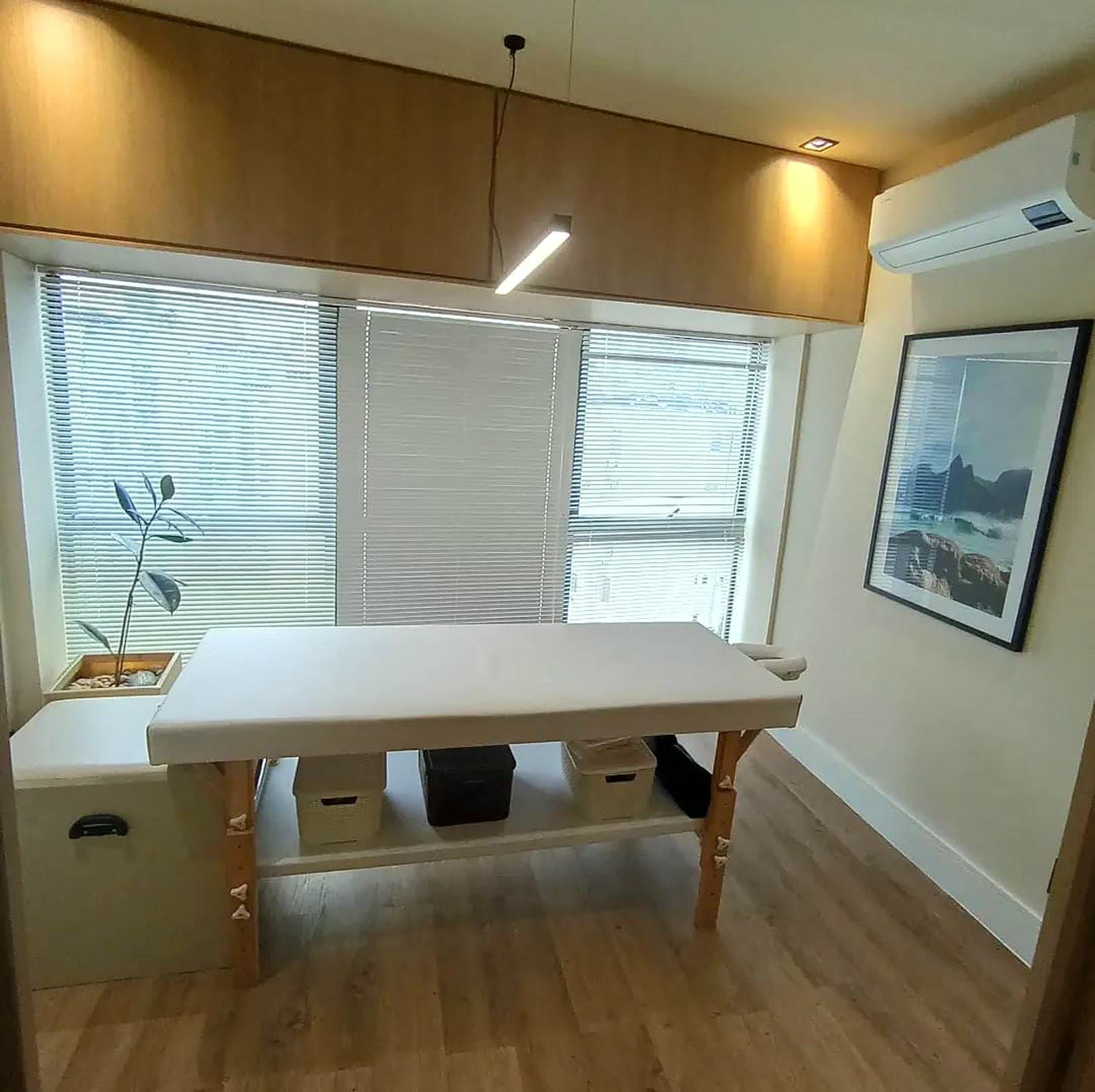 Sala de terapia manual e tecnologias